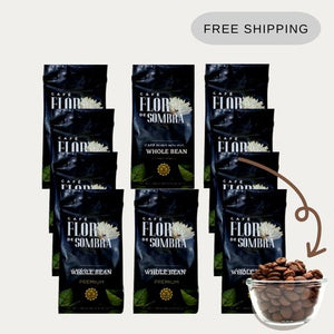Whole Bean Coffee / 10 Units of 8oz (227g) Bundle / Medium  / 100% Arabica  / Free Shipping USA and PR